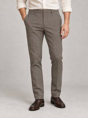 Banana Republic Men’s Slim Fit Houndstooth Stretch Pants Size 34R